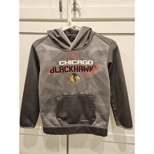 Chicago Blackhawks Hockey Reebok Center Ice Collection Hoodie Youth S Sweatshirt